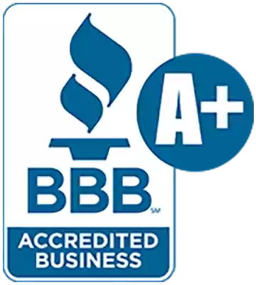 “BBB Accredited Business A+ Rating logo – Majestic Plumbing & Electric recognized for top-rated plumbing and electrical services in Marietta, Georgia.”