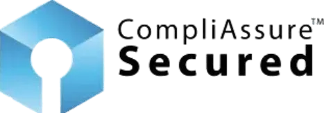 “CompliAssure Secured logo – symbolizing trusted and secure plumbing and electrical services by Majestic Plumbing & Electric in Marietta, Georgia.”